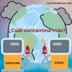 Impacto ambiental: diésel versus gasolina en la contaminación