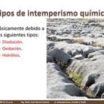 Intemperismo: definición tipos y casos ilustrativos