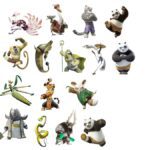 Los personajes animales de Kung Fu Panda