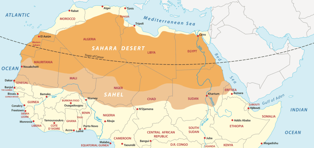 Donde Esta El Desierto Del Sahara