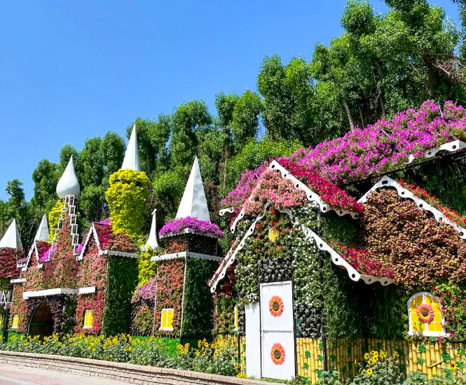 Esplendor floral de la temporada estival