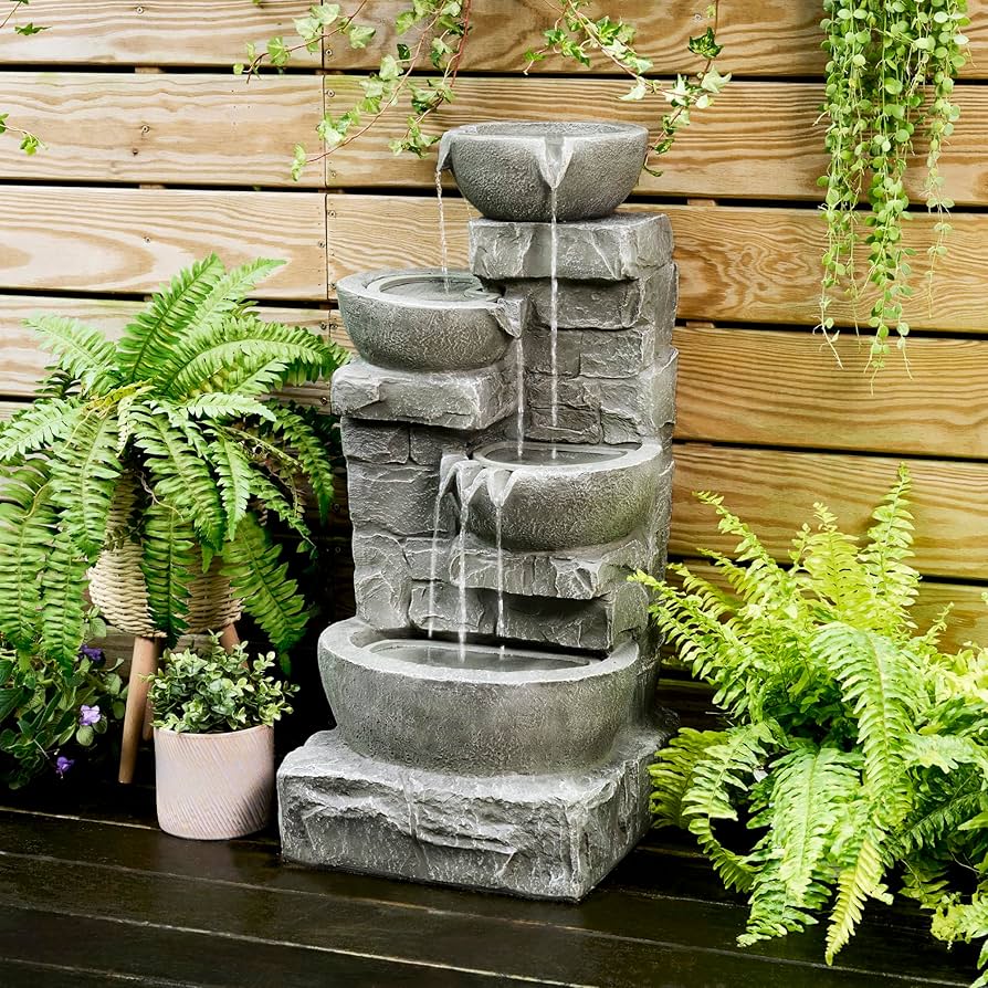 Fuentes de piedra para jardín a buen precio